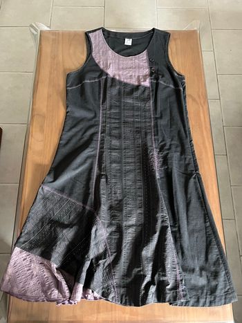 Robe grise/mauve Jacqueline Riu Taille 44 NEUVE