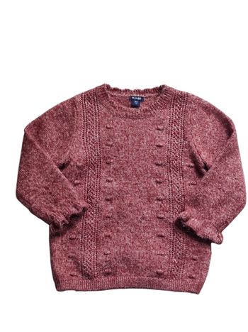 Pull doux bordeaux clair 18mois