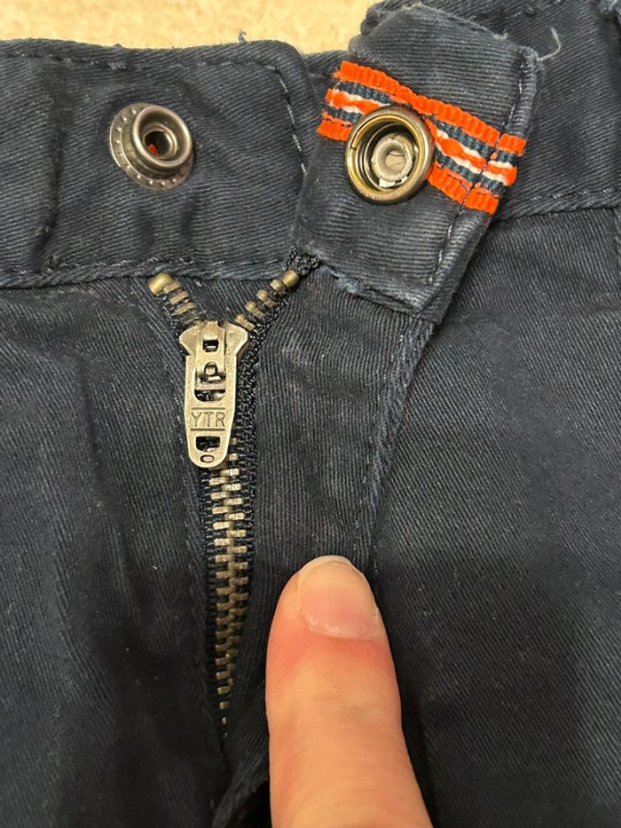 Pantalon coton bleu marine garçon Sergent Major taille 4 ans - photo numéro 6