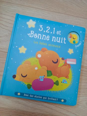 Livre 3,2,1 et bonne nuit les bébés animaux