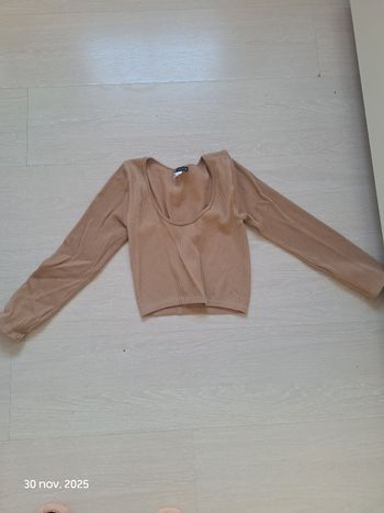 Haut court manches longues