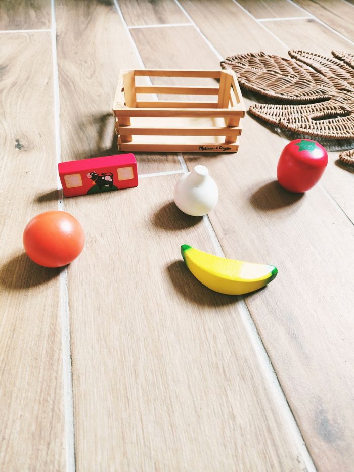 🧀Dinette cagette fruits et divers aliments en bois marque Melissa et Doug - photo numéro 3