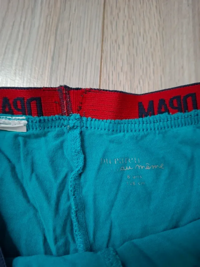 Pyjama bleu rouge tigre 8 ans - photo numéro 3