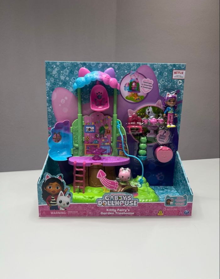 Gabby's Dollhouse kitty Fairy's Garden Treehouse Netflix