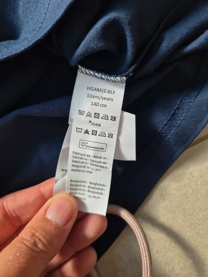 Tee-shirt tricolore garçon Orchestra 10 ans neuf - photo numéro 3