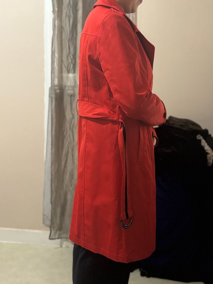 Trench rouge Laura Jo - photo numéro 7