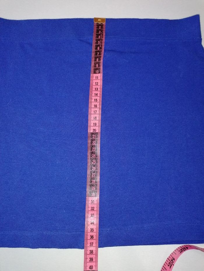 Mini jupe bleu roi, S. - photo numéro 5