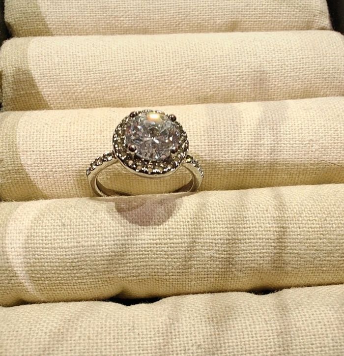 Bague fantaisie argentée