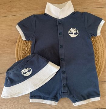 Ensemble combishort et bob Timberland