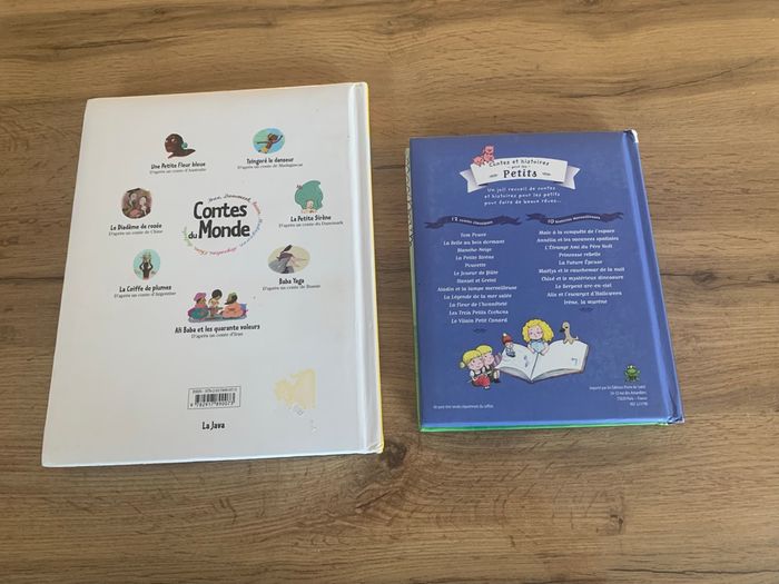 Lot de 2 livres de contes - photo numéro 2