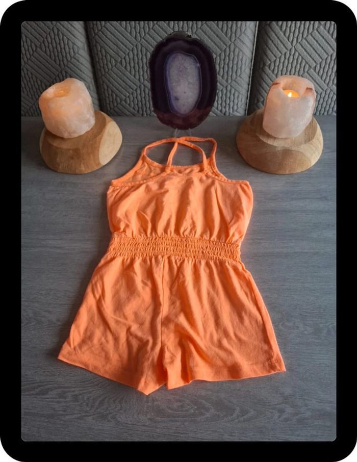 Combinaison short orange 4 ans - photo numéro 5