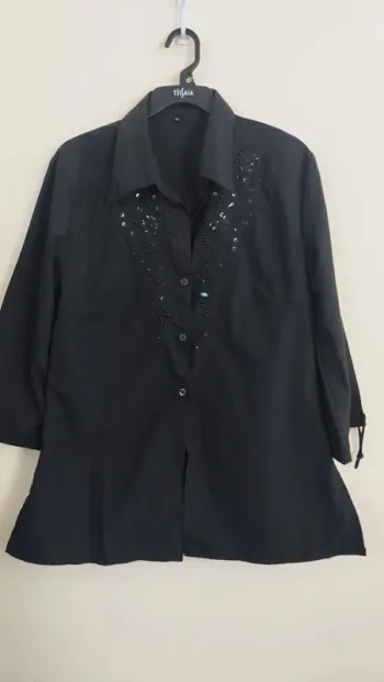 Chemisier noir - Made in Italy - taille 42