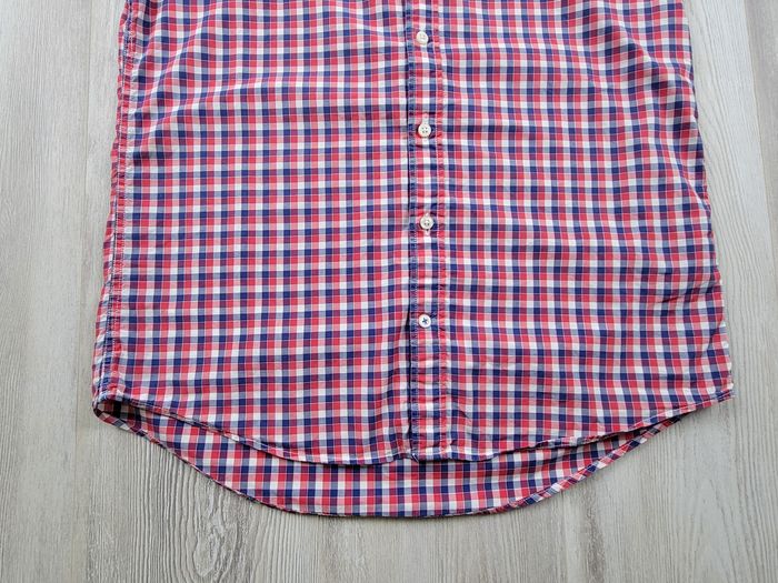 Chemise Tommy Hilfiger – New York Fit – Taille S – Petit Carreaux Bleu Blanc Rouge - photo numéro 4