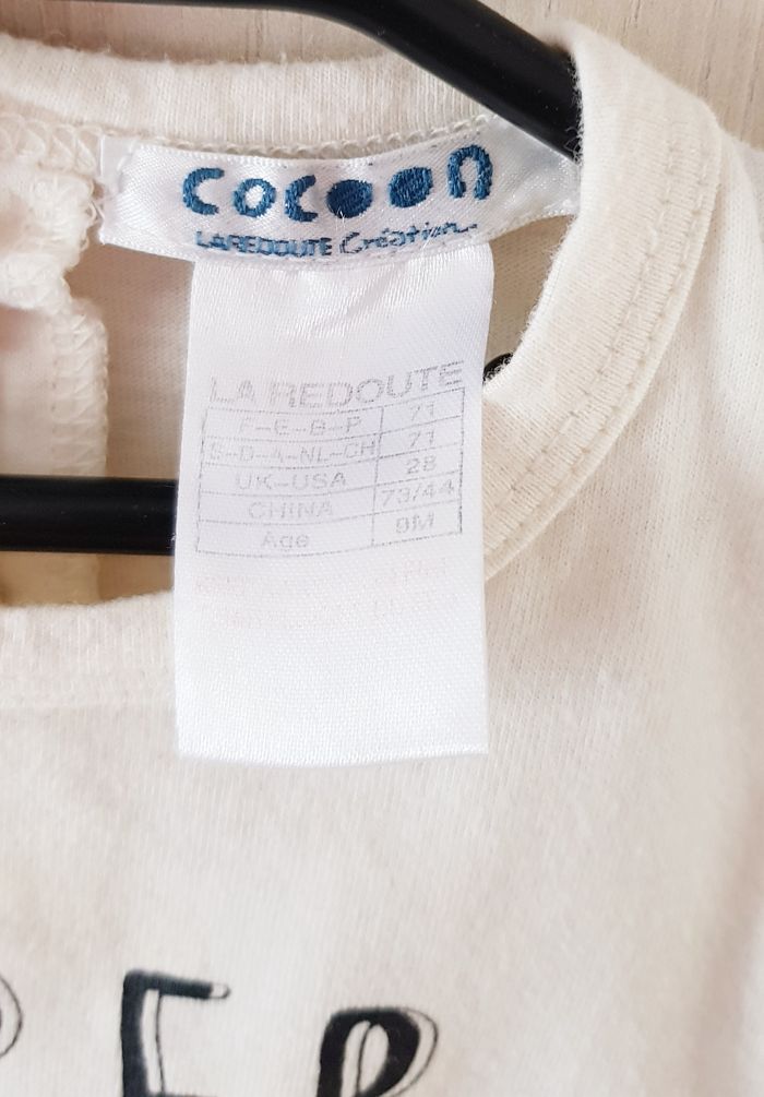 🦎 T-shirt manches longues - La Redoute - 9 mois 🦎 - photo numéro 6