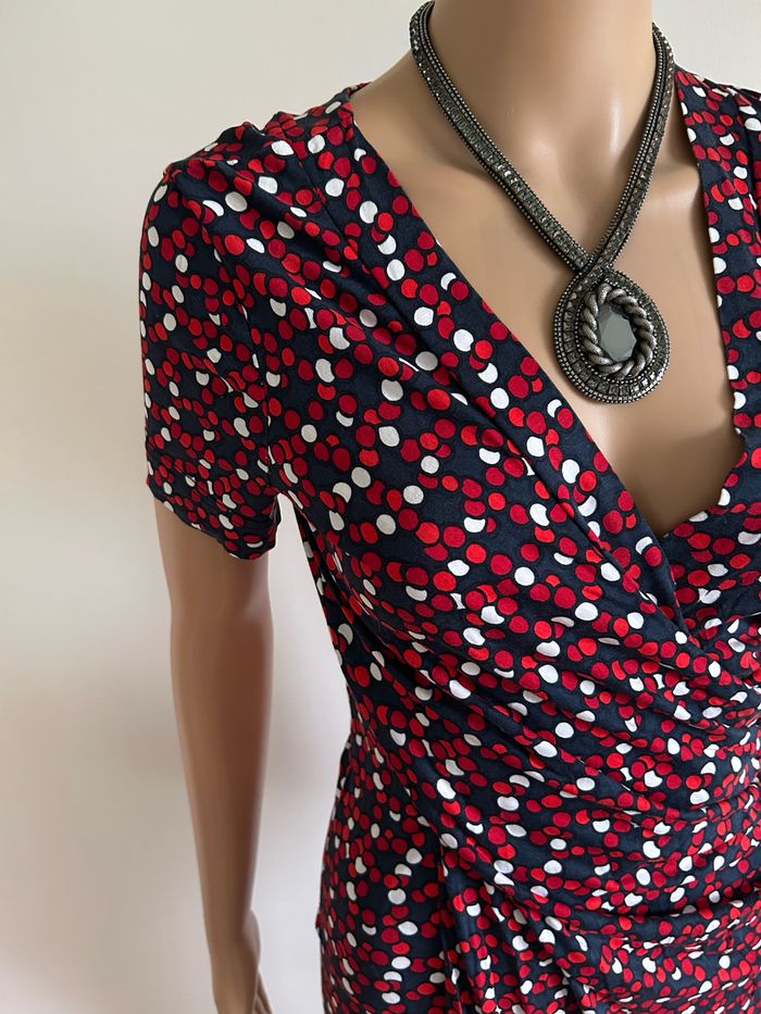 Robe imprimée à manches courtes Sinequanone taille 36 TBE - photo numéro 4