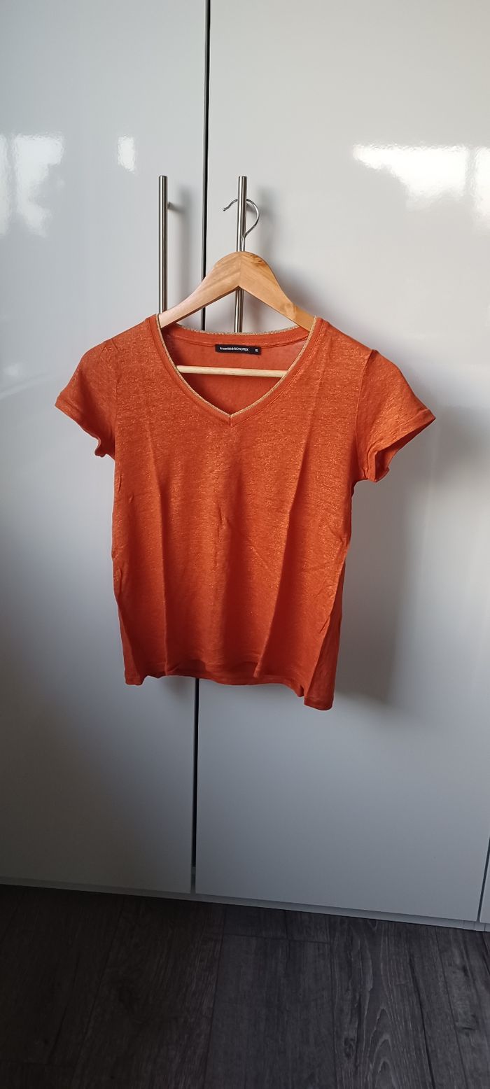 Tee-shirt femme taille xs les essentiels de Monoprix - photo numéro 2