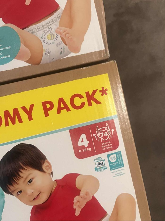 Pampers harmonie taille 4 pants maxi pack (2 cartons) - photo numéro 2