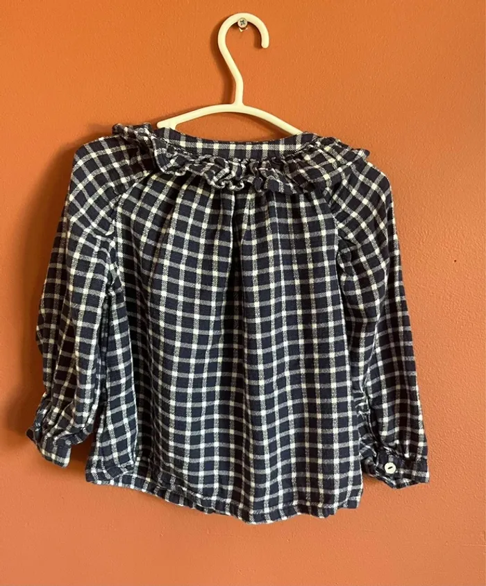 Chemise Zara  à carreaux 86cm - photo numéro 2