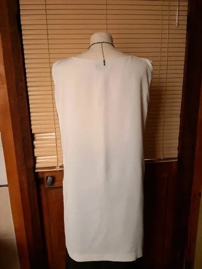 Robe blanc cassé "Grain de Malice" Taille 40 - photo numéro 5
