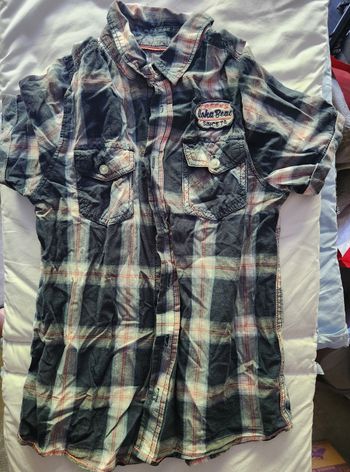 Chemise manche courte 12 ans