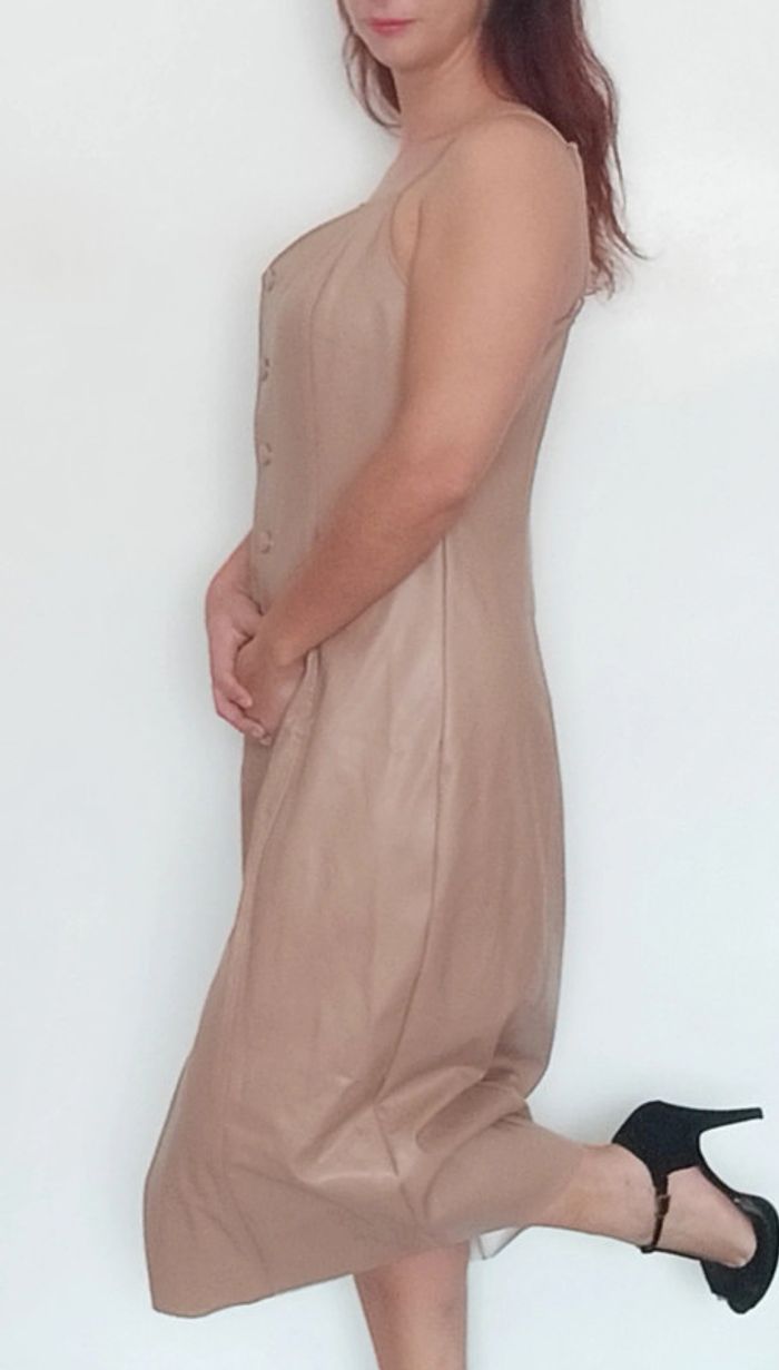 Robe sexychic a bouton similicuir 42/44 - photo numéro 5