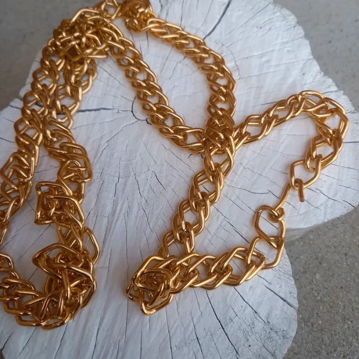 Ceinture de hanche dorée vintage - photo numéro 2