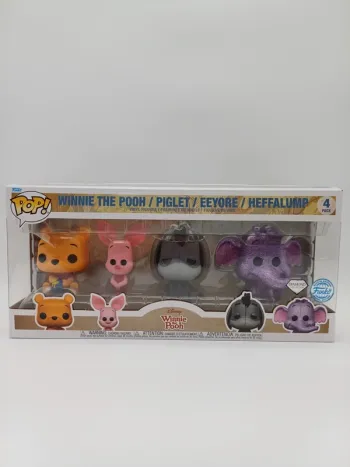 Coffret 4 Funko Pop! Disney – Winnie l’Ourson & ses Amis – Diamond Collection – Neuf