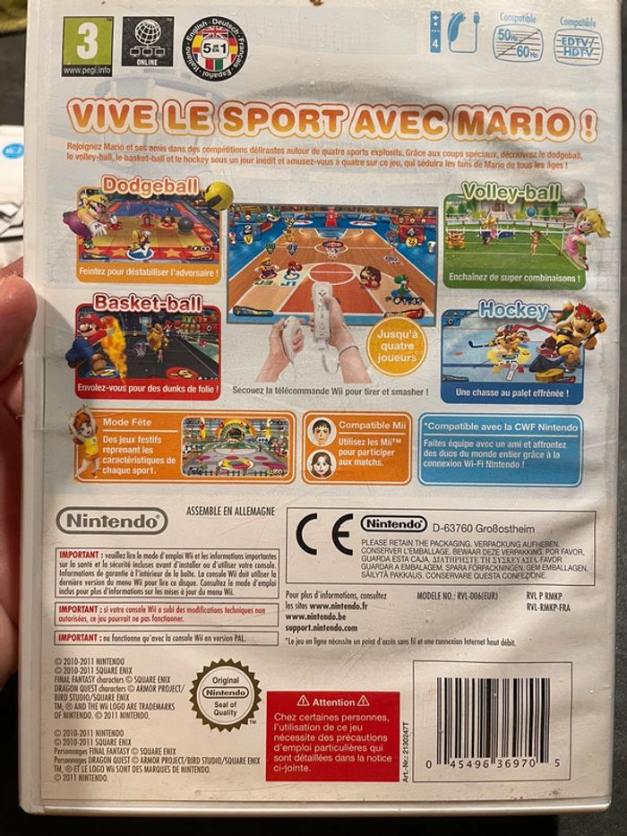 Jeu Mario Sports Mix#nintendo Wii - photo numéro 3