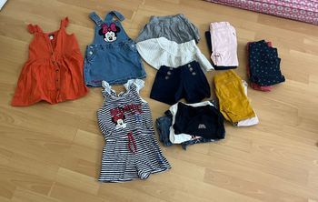 Lot vêtements 6/9/12/18… filles