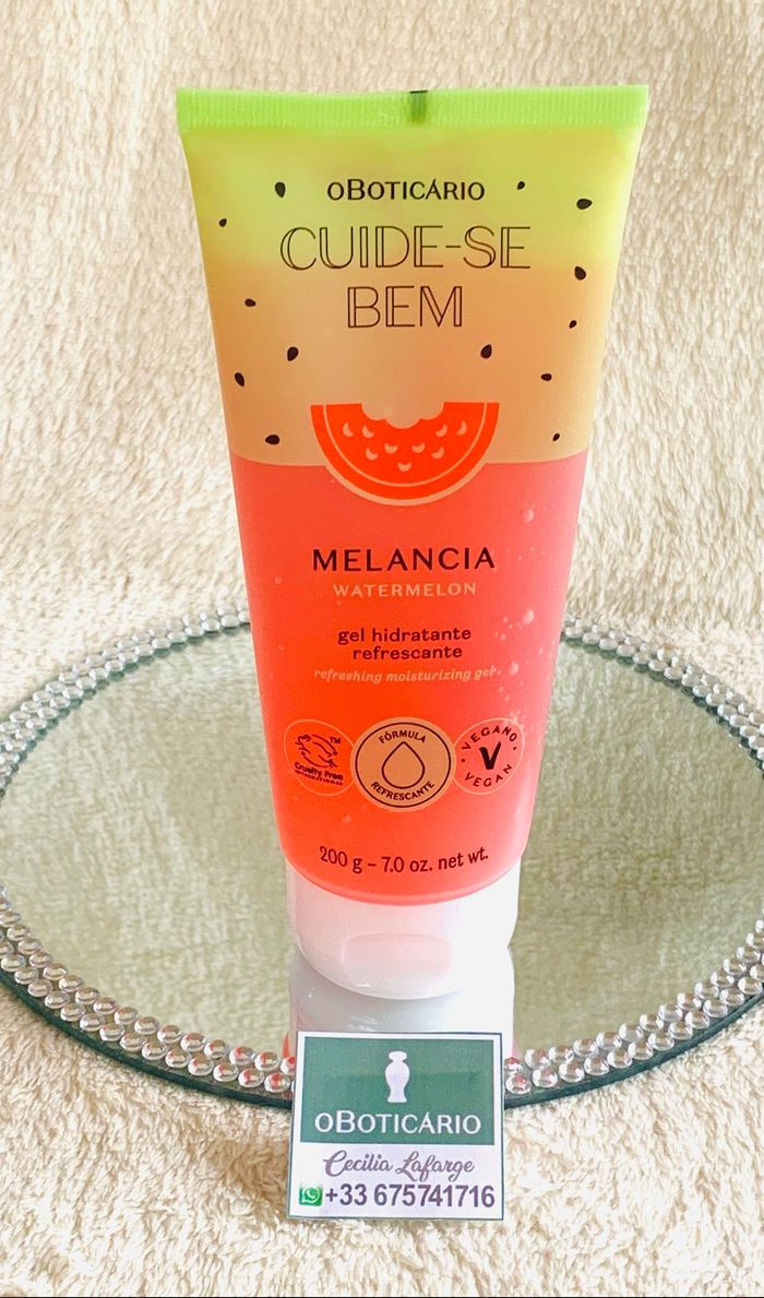 Gel corps hydratant rafraîchissant Melancia (pastèque, sandia) OBoticário