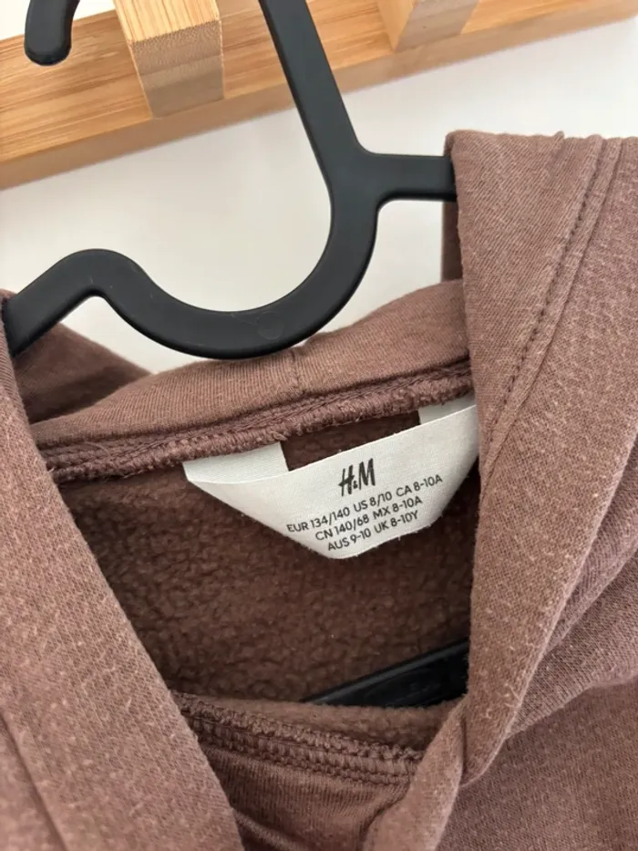 Sweat à capuche H&M 10 ans – Très bon état, basique stylé & confortable - photo numéro 2