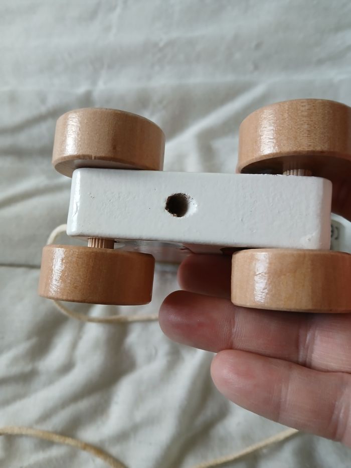 Jouet à tirer en bois - photo numéro 3