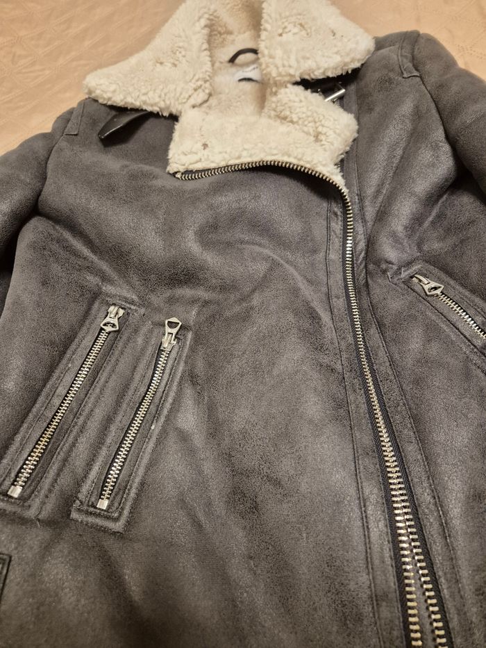 Veste fusses fourrure Bershka - photo numéro 4