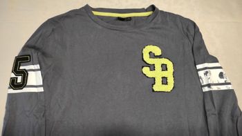 Tee shirt manches longues gris