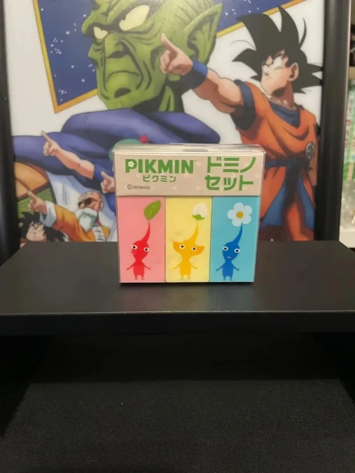 Pikmin - Taito - Set de 9 dominos Pikmin Rouge, Jaune et Bleu & Chappi