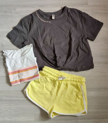 Ensemble top et short Tape à l'oeil Kiabi Taille XS-XXS + cadeau