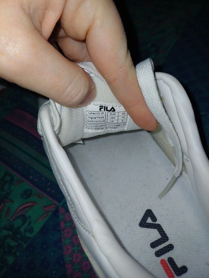 Basket Fila blanche - photo numéro 8