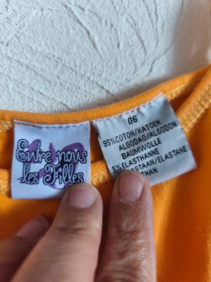 Débardeur orange - photo numéro 2