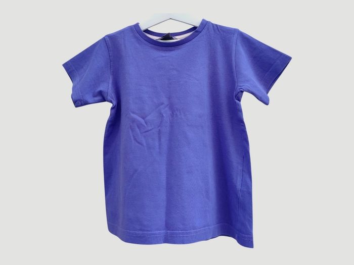 T-shirt garçon 4 ans H&M basique violet