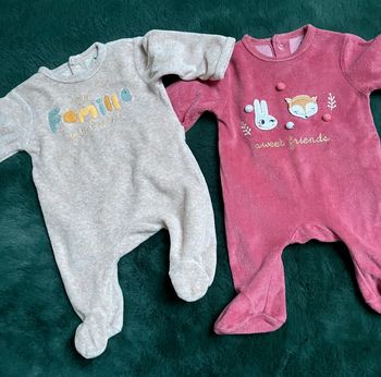 Lot de pyjamas velours
