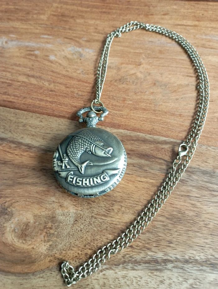 Montre gousset vieil or : idée cadeau 🎁 - photo numéro 2