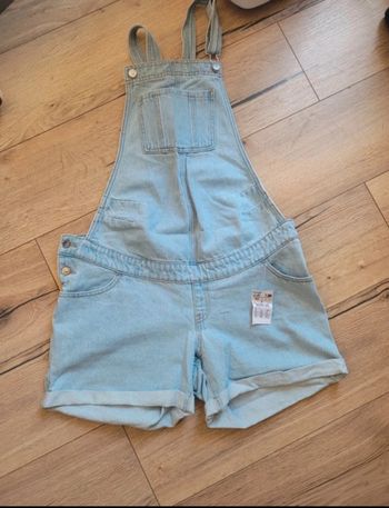 Salopette short en jean de grossesse neuve Kiabi - taille 42