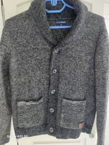 Cardigan, gilet gris Charles Vogële