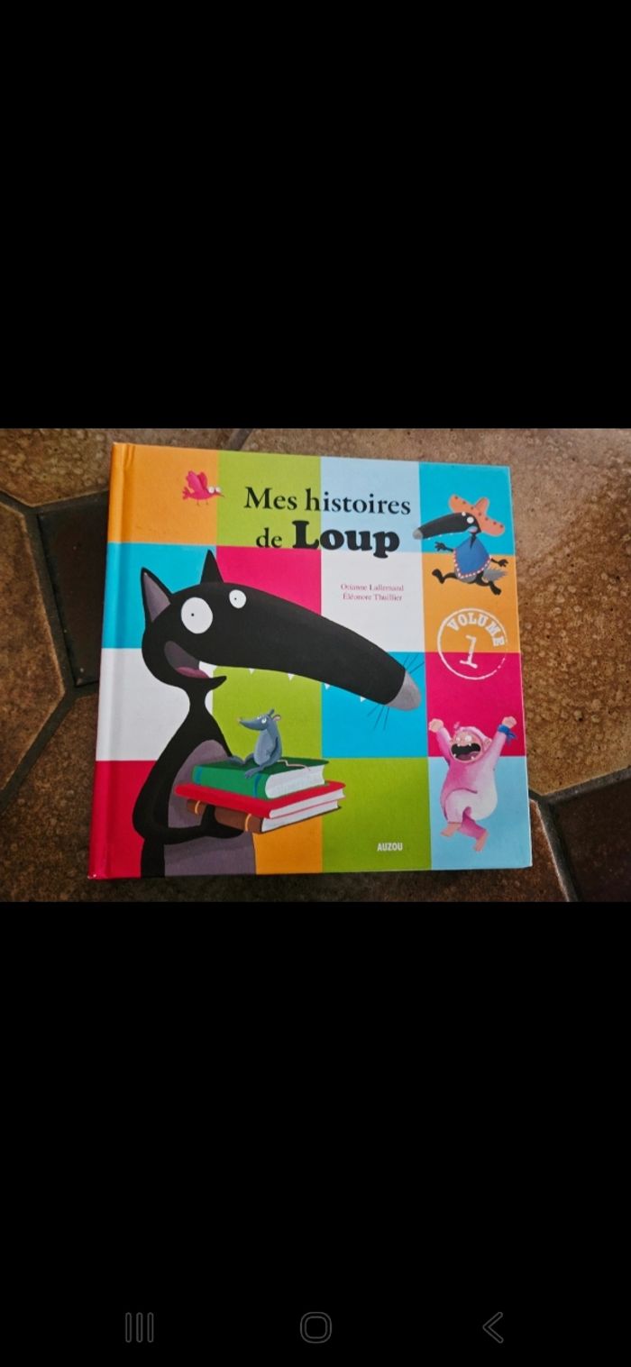 Livre enfant "mes histoires de Loup" volume 1