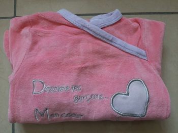 Pyjama fille velours 9 mois
