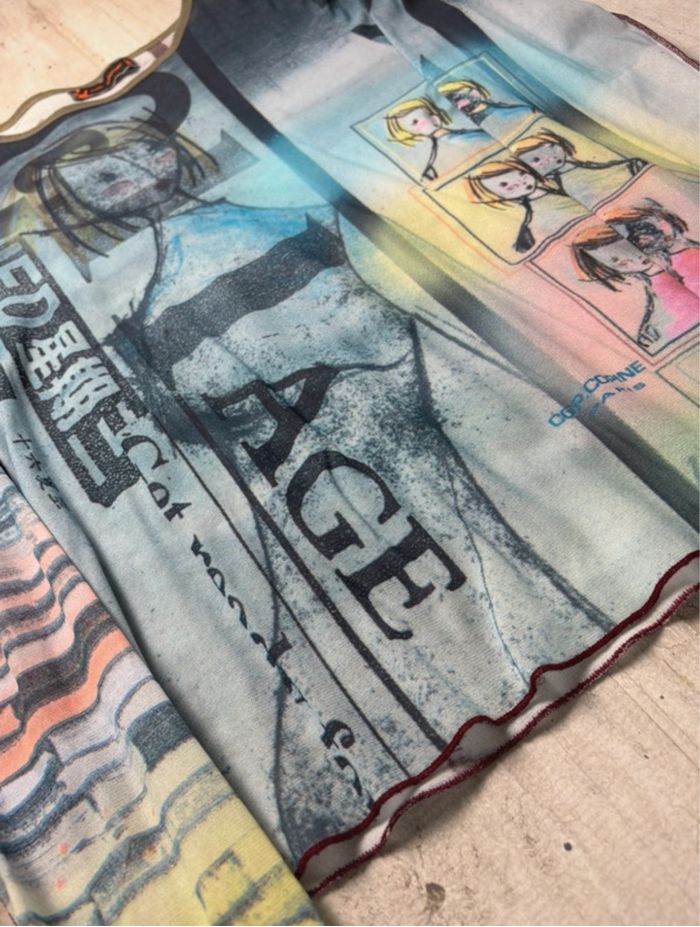 Vintage 2000s Cop Copine top y2k - photo numéro 5