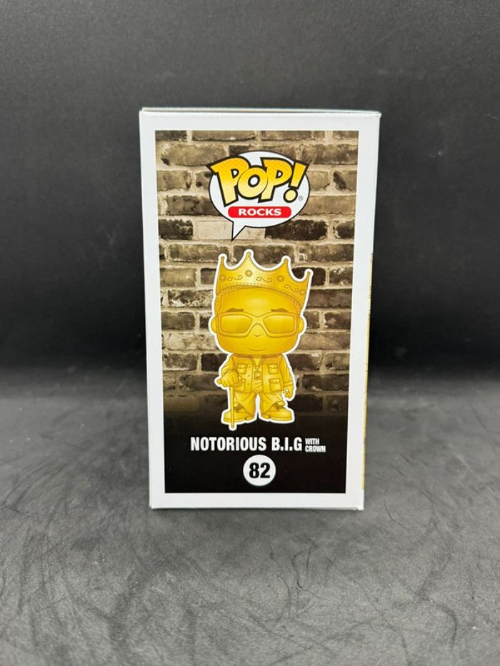 Funko pop Notorious Big 82 gold Toy Tokyo sticker - photo numéro 3