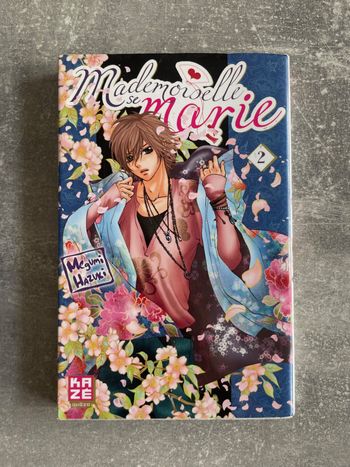 Manga Mademoiselle se marie, tome 2 en français.