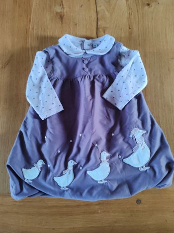 Robe + t-shirt manches longues