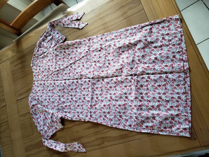 Robe manches courtes fleurie - photo numéro 5